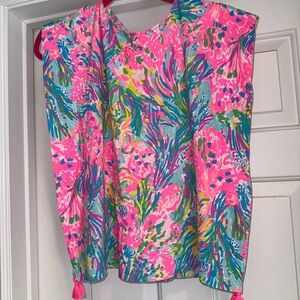 Lilly Pulitzer girls tunic coverup with tassels